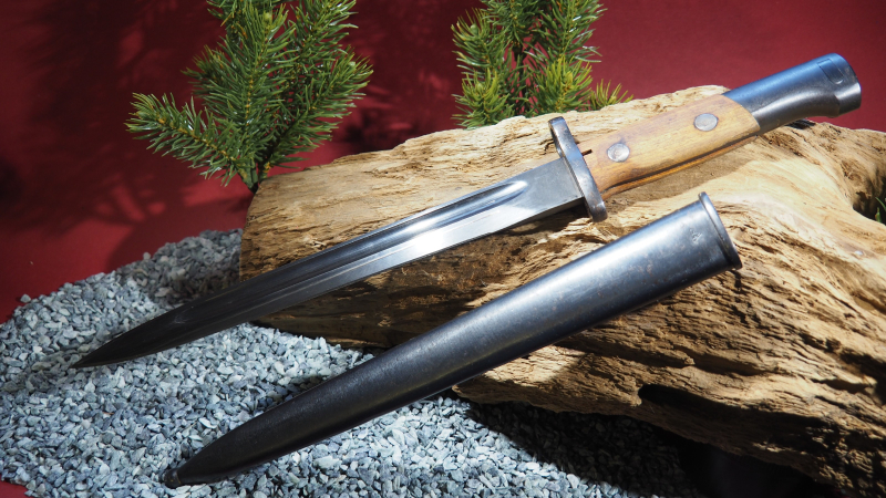 Sammlerstück ! Bajonett Zastava "Preduceze" M48 für K98k Serbien, Nummerngleich ! TOP ! – Bild 2