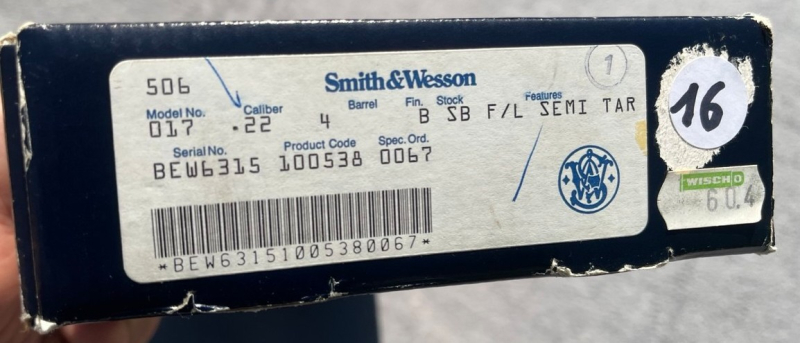 Smith & Wesson S&W Revolver im Kal. .22 Mod. 17 4" super Zustand – Bild 6