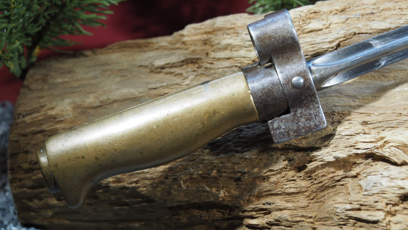 Sammlerstück ! Bajonett M1886/15 kurz, 2.Serie für das französische Lebel-Gewehr M1866, TOP ! – Bild 4