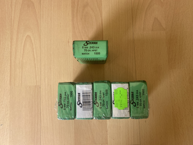 Sierra Matchking Gesch. 6mm / 243 Dia. – Bild 3