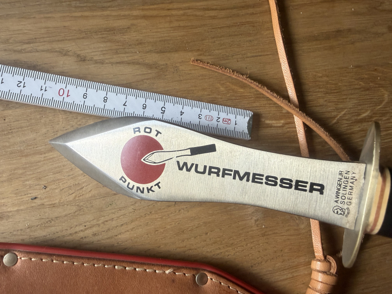 Wurfmesser ROT PUNKT- Vintage-Top! – Bild 4