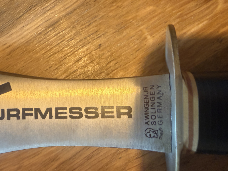 Wurfmesser ROT PUNKT- Vintage-Top! – Bild 6