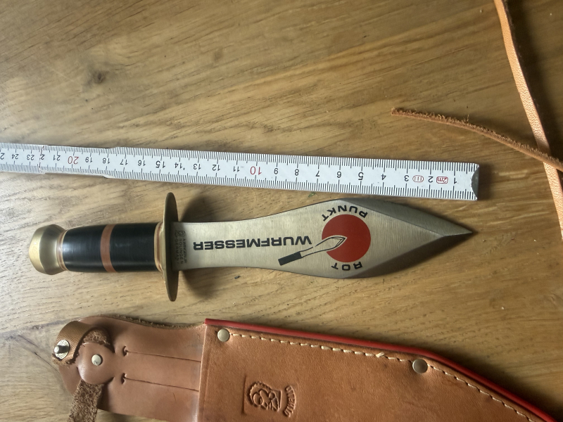 Wurfmesser ROT PUNKT- Vintage-Top! – Bild 2