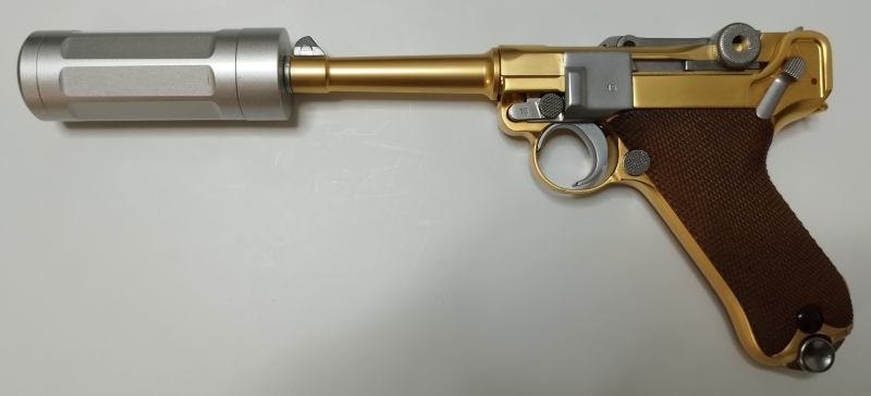 WE P08 GBB gold/silber – Bild 3