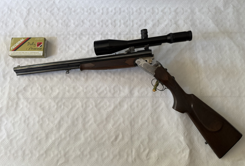 Antonio Zoli Drilling MG 92 Kal. .30-06 Springfield / 12/70 inkl. Kahles Helia 3–12x56 Leuchtpunkt – Bild 2