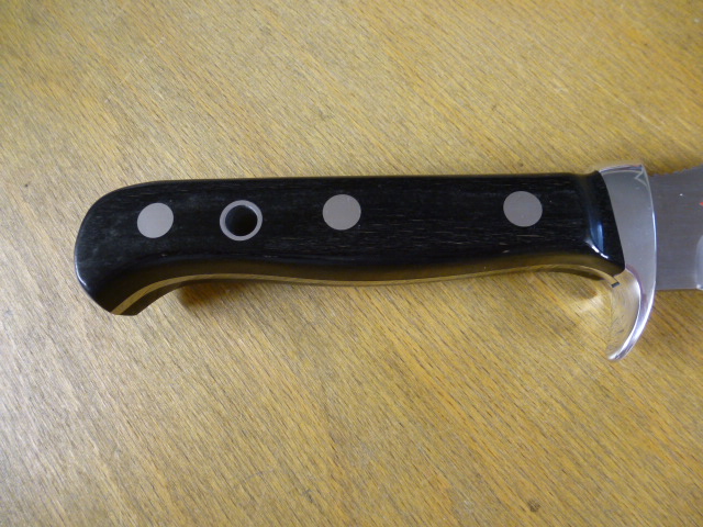 Puma Messer - Skinner - Nr. 12 6393 - Griffschalen aus Pakkaholz - Lederscheide in OVP - Jagdmesser – Bild 6