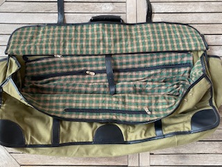 Double Gun Slip Bag Canvas/Leder – pilt 3