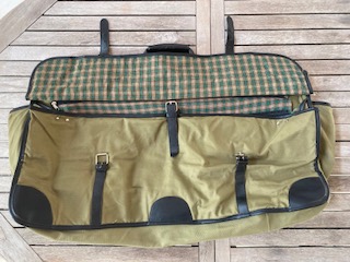 Double Gun Slip Bag Canvas/Leder – pilt 2