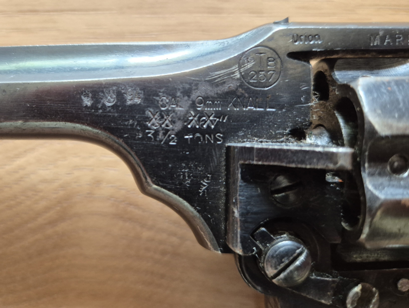 Webley & Scott Mark IV – Orion-Umbau – PTB 257 – 9 mm Knall – Bild 3