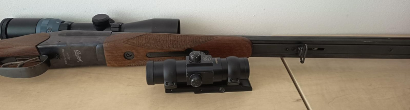 Baikal MP221 Doppelbüchse – .30-06 – Luger 1,5–6x42 + Rapax Rotpunkt – Suhler Speedmontage – Bild 3