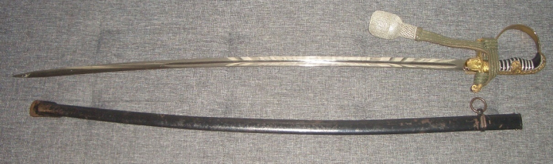 Wehrmacht Heer (WH) Säbel für Offiziere Modell Freiherr von Stein mit dem breiten Ofiziersportepee – Bild 4
