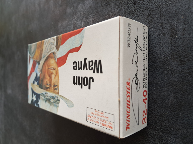 Sammlermunition .32-40 Winchester Sonderedition John Wayne 20 Stück, ca. 1981 – Bild 4