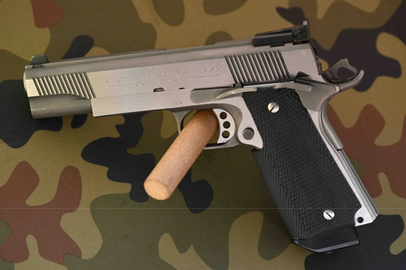 Halbautomatische Pistole Sportpistole 1911er Mitchell Arms Gold Series 95 Kaliber .45 ACP wie neu! – Bild 2