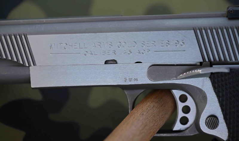 Halbautomatische Pistole Sportpistole 1911er Mitchell Arms Gold Series 95 Kaliber .45 ACP wie neu! – Bild 3