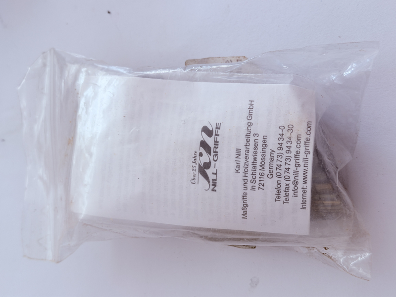 KN Nill SW038 Griffe für Smith&Wesson round butt punziert mit Fingerrillen und Daumenauflage – billede 5