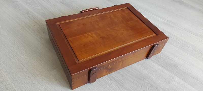 Sehr schöne Kasten für Vorderlader Pistolen (Holz) – Bild 5