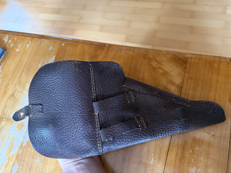P38 Holster Pistole Tasche original WK2 Walther bla 1944 – Bild 6