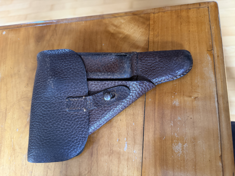 P38 Holster Pistole Tasche original WK2 Walther bla 1944 – Bild 2