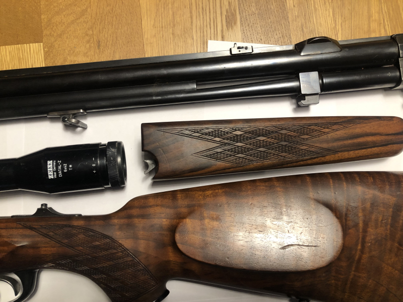 Blaser BBF 7x65R 12/70 mit Zeiss und Tornado Leuchtpunkt – Bild 4