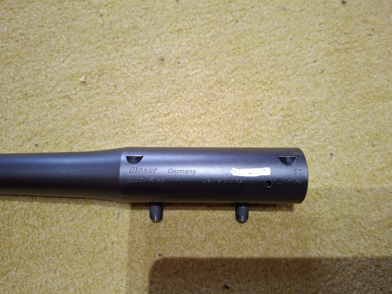 BLASER R93 WECHSELLAUF 9,3x62 und Hausken Schalldämpfer Jakt JD 224 – Cal. 9,3-.375 mit 80 Schuß – billede 2