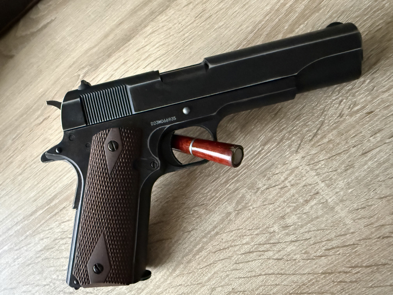 Legends Colt Government 1911 im Antikfinish - 1. WK !!! 4,5mm BB Blowback Neu und OVP – Bild 2