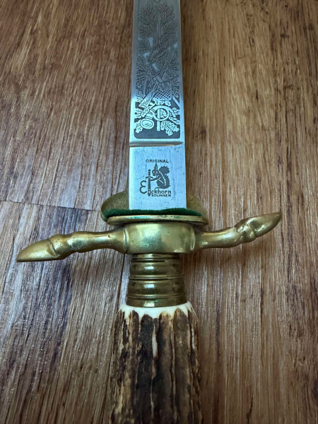 Original Eickhorn Solingen Hirschfänger Jagddolch / Jagdnicker - ca. 1950/60er Jahre – image 5