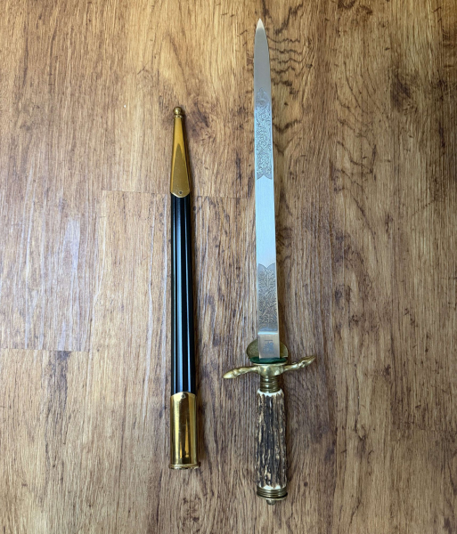 Original Eickhorn Solingen Hirschfänger Jagddolch / Jagdnicker - ca. 1950/60er Jahre – image 2