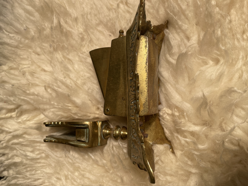 Streichholz Halter Messing Zigarillo Abschneiden – Bild 4
