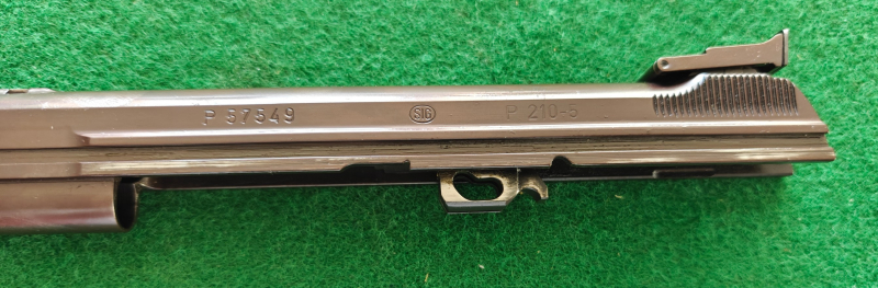 SIG P210-5 Sportpistole – 6 Zoll Lauf – Top-Zustand – Bild 5