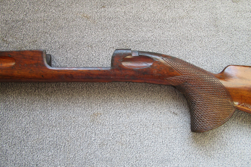 Schaft und Handschutz mit Beschlägen für den Krag Jörgensen Mod. M1894 Wehrmacht – Bild 2