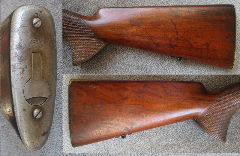 Schaft und Handschutz mit Beschlägen für den Krag Jörgensen Mod. M1894 Wehrmacht – Bild 5
