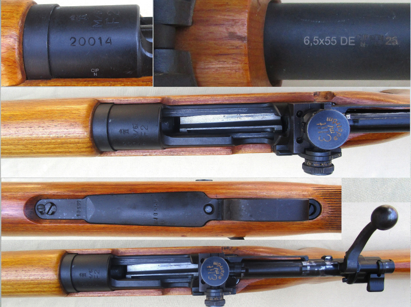 Kongsberg Scharfschützengewehr M67 F2 im Kaliber 6,5x55 Norwegen mit Elid Dioptervisier – imagem 6
