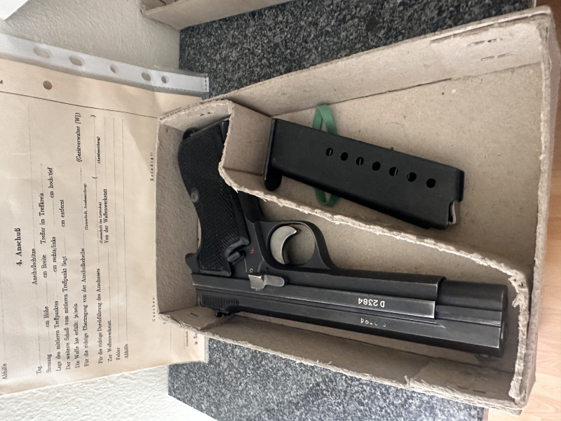 Sig SIG P210-4 9x19 Luger Bj 1973 Top – Bild 2