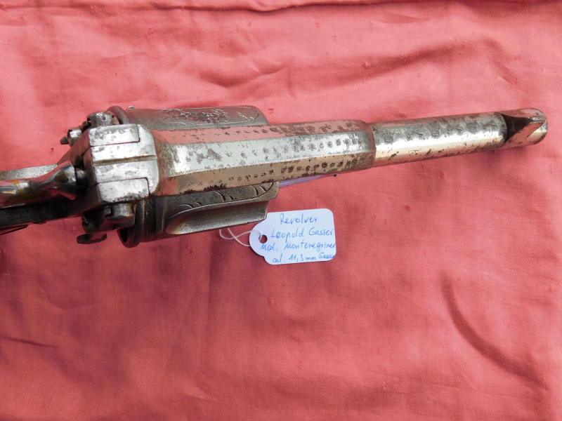Sehr selten: Modell Leopold Gasser Revolver in Luxusausführung, Montenegrin, Kal. 11,3 Gasser – Bild 3