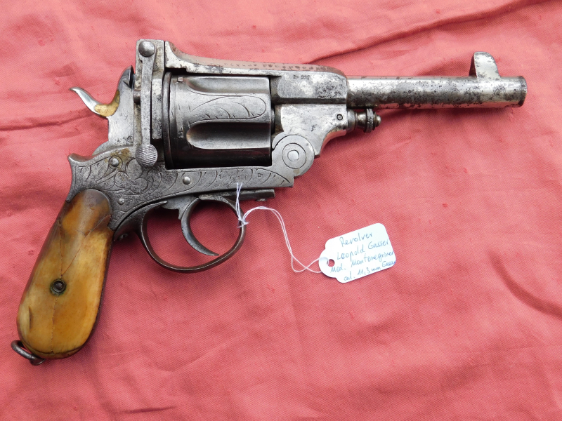 Sehr selten: Modell Leopold Gasser Revolver in Luxusausführung, Montenegrin, Kal. 11,3 Gasser – Bild 2