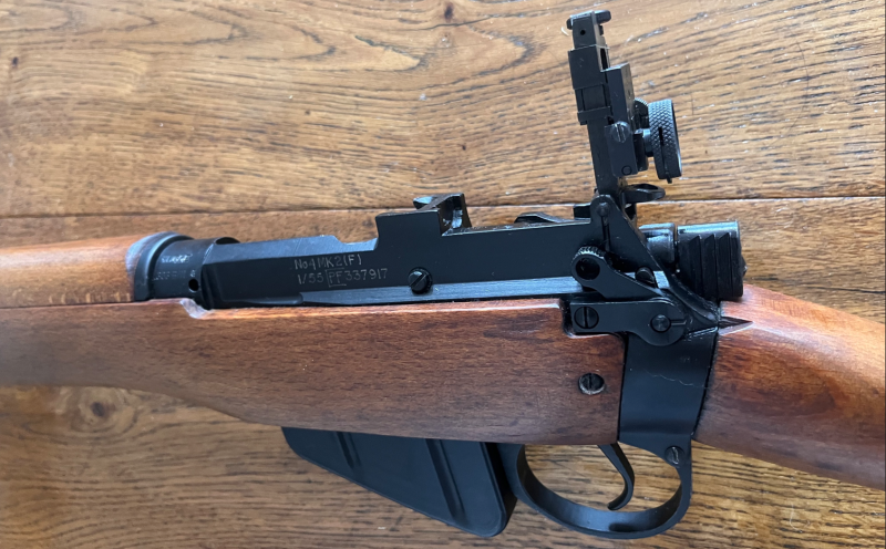 gebrauchte Repetierbüchse Enfield No.4 MK 2 mit original Match- Feinvisierung – Bild 4