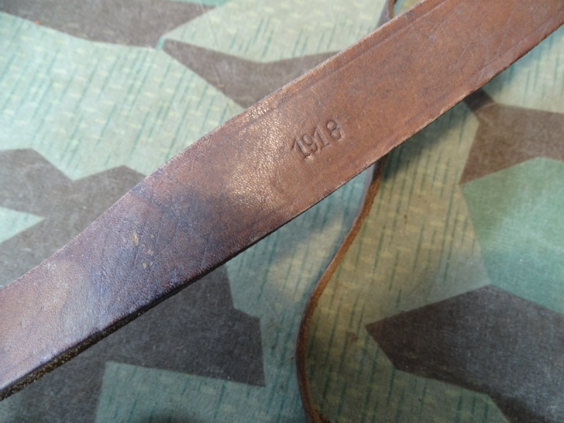 Seltener Steyr M 95 Gewehrriemen, 1. Weltkrieg, vereinfachte Ausführung v.1918, TOP Erhalten – Bild 2