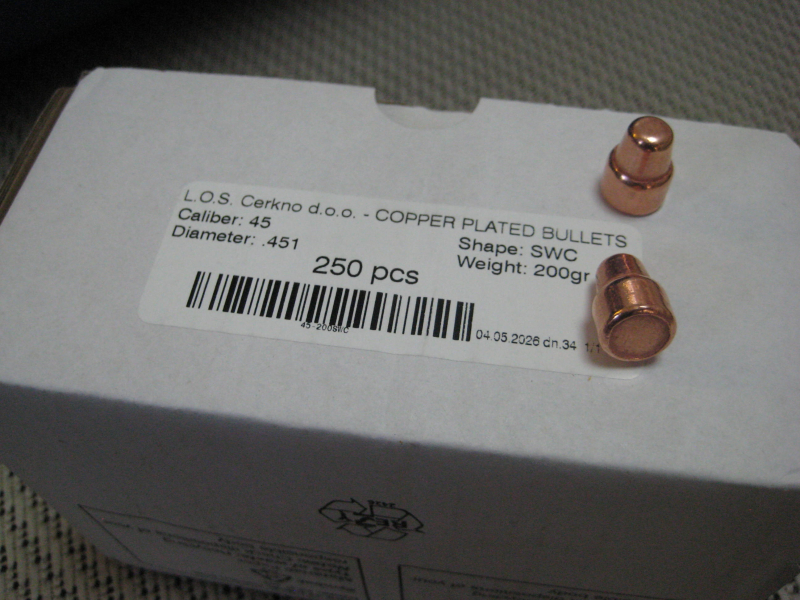 Los Geschosse (Wiederlader) im Kaliber .45ACP 200Grains – Bild 1