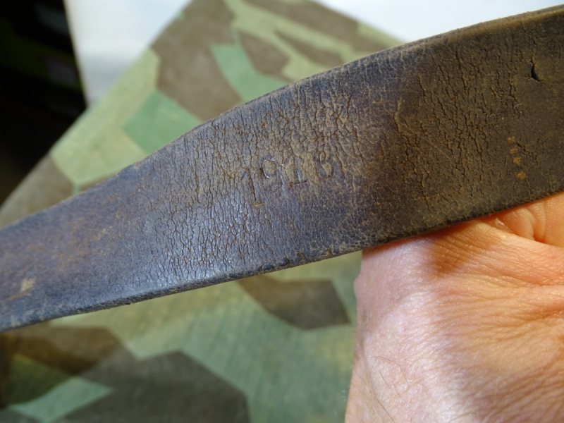 Seltener Steyr M 95 Gewehrriemen, 1. Weltkrieg, vereinfachte Ausführung v.1918, Repariert – Bild 2