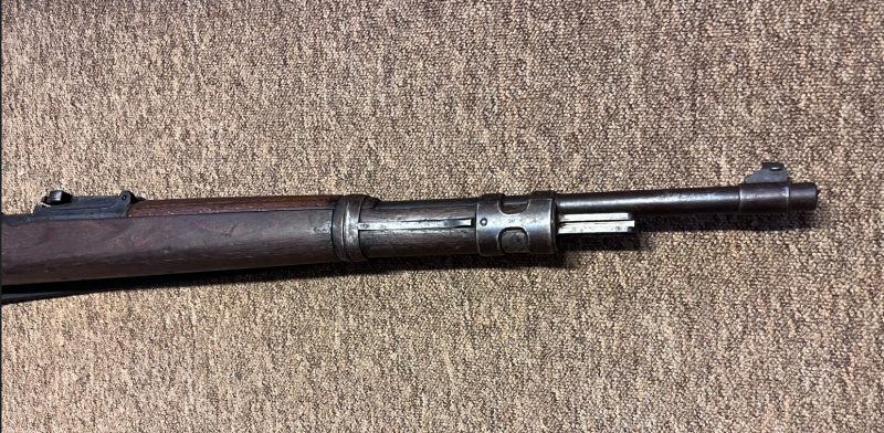 gebrauchte Repetierbüchse K 98 Hersteller Mauser S/42 1938, viele Stempel – Bild 6
