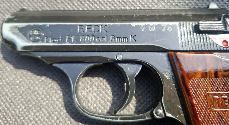 Reck Model PK 800 Cal. 8mm Knall mit Holster – imagen 3