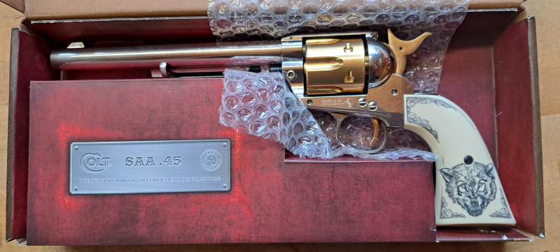 Colt Single Action Army 45 Gold Edition,CO2, 7,5" Lauf – Bild 5