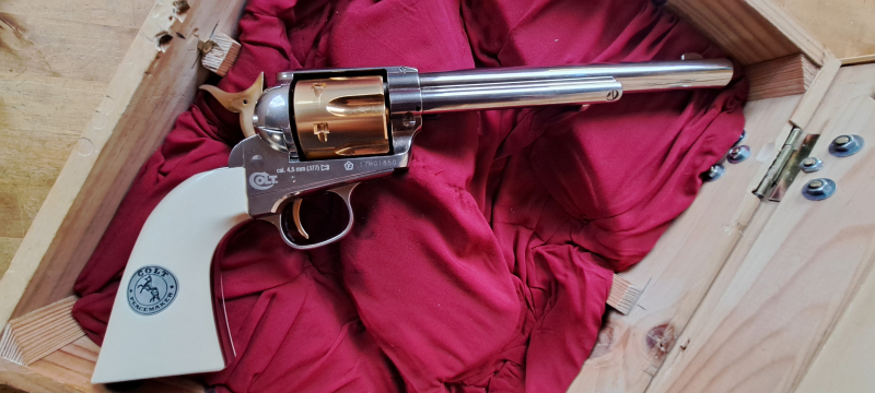 Colt Single Action Army 45 Gold Edition,CO2, 7,5" Lauf – Bild 2