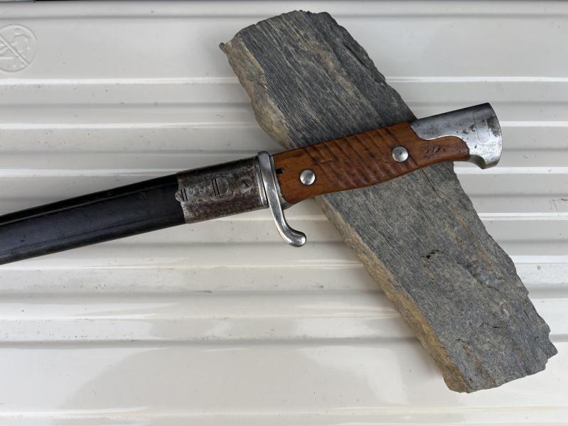 Deutsches M1898n/A Bajonett. Simson & Co Suhl Peru-Vertrag – Bild 3