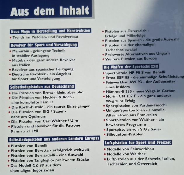 Buch: Faustfeuerwaffen heute v. Klaus-Peter König – Bild 2