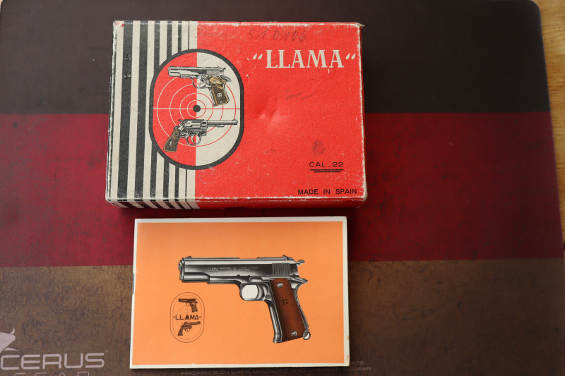 Halbautomatische Pistole von Llama Modell Especiale Kaliber .380 /Kaliber identisch 9mmBrowning-Kurz – Bild 6