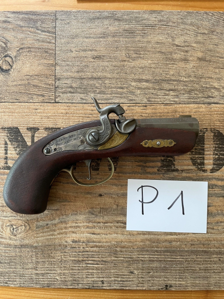 Pistole Vorderlader Perkussion Derringer – Bild 1