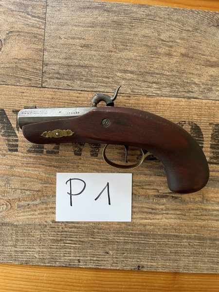 Pistole Vorderlader Perkussion Derringer – Bild 2