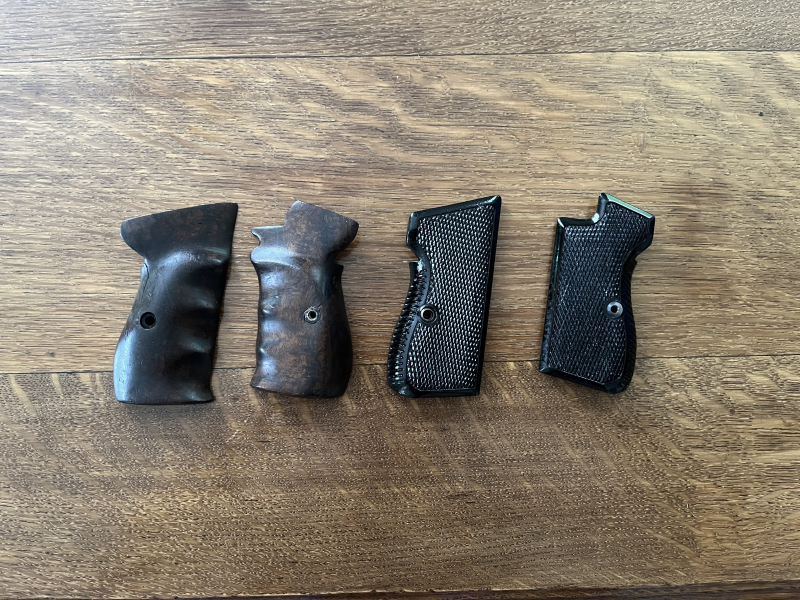 Griffschalen für SIG 210 Original schwarz Kunststoff – Bild 1