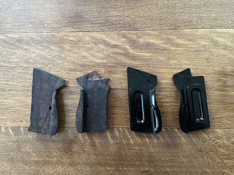 Griffschalen für SIG 210 Original schwarz Kunststoff – Bild 2